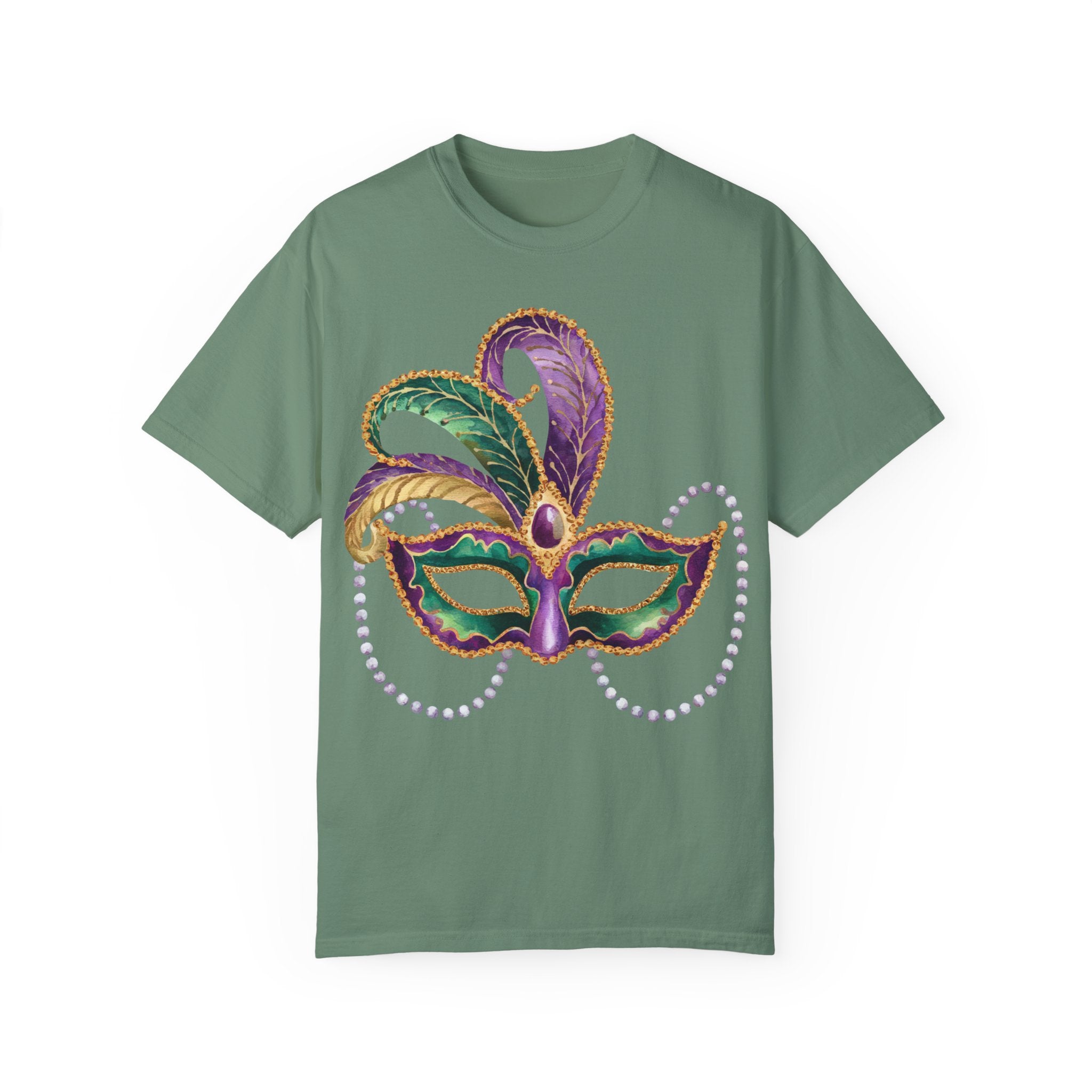 Mardi Gras Mask T-Shirt, Maskarade Tee, Fat Tuesday Women&