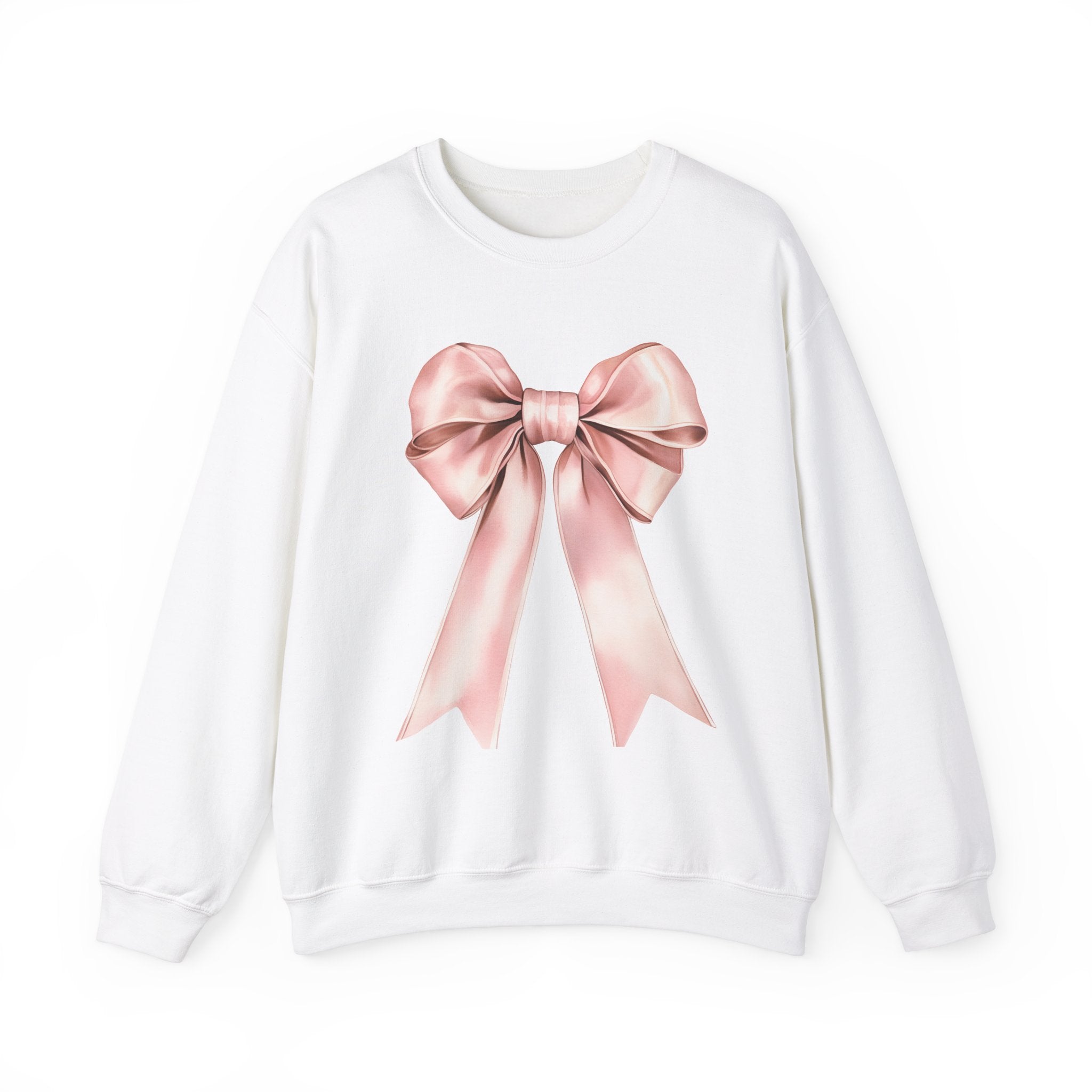 Light Pink Coquette Bow Sweatshirt