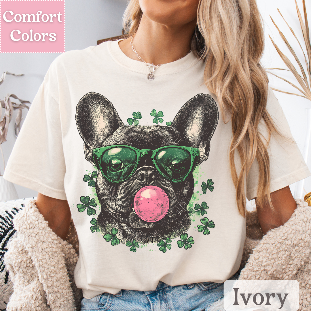 French Bulldog T-Shirt for St. Patrick&