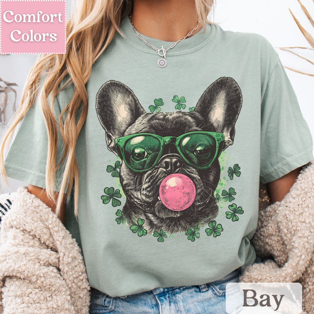 French Bulldog T-Shirt for St. Patrick&