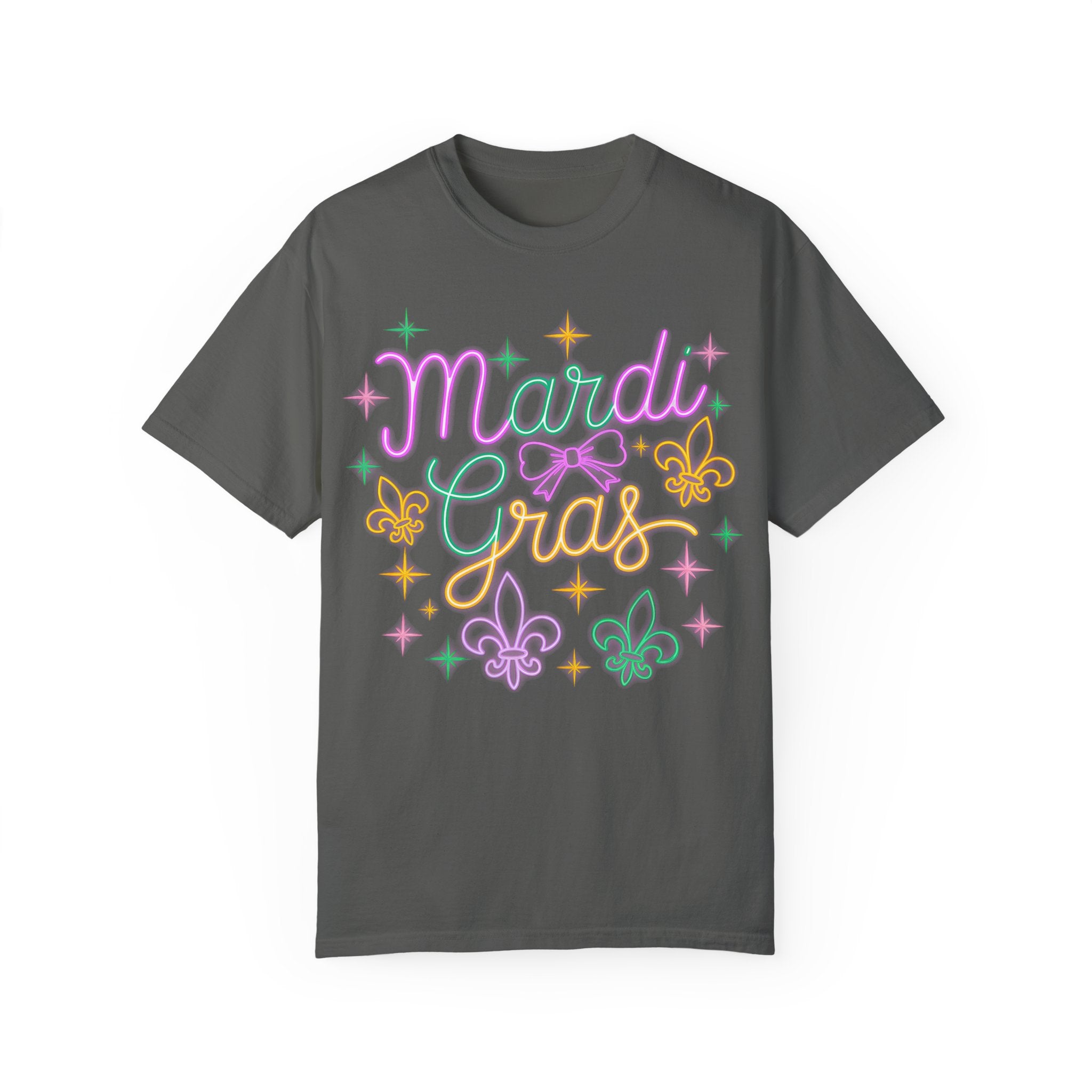 Mardi Gras T-Shirt, Fleur De Lis Tee, Fat Tuesday Women&