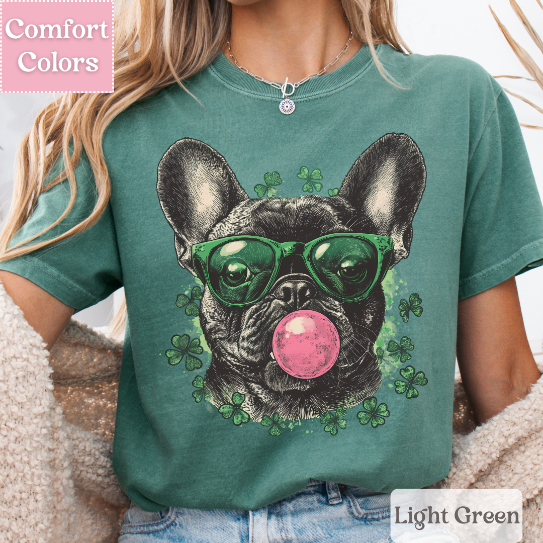 French Bulldog T-Shirt for St. Patrick&