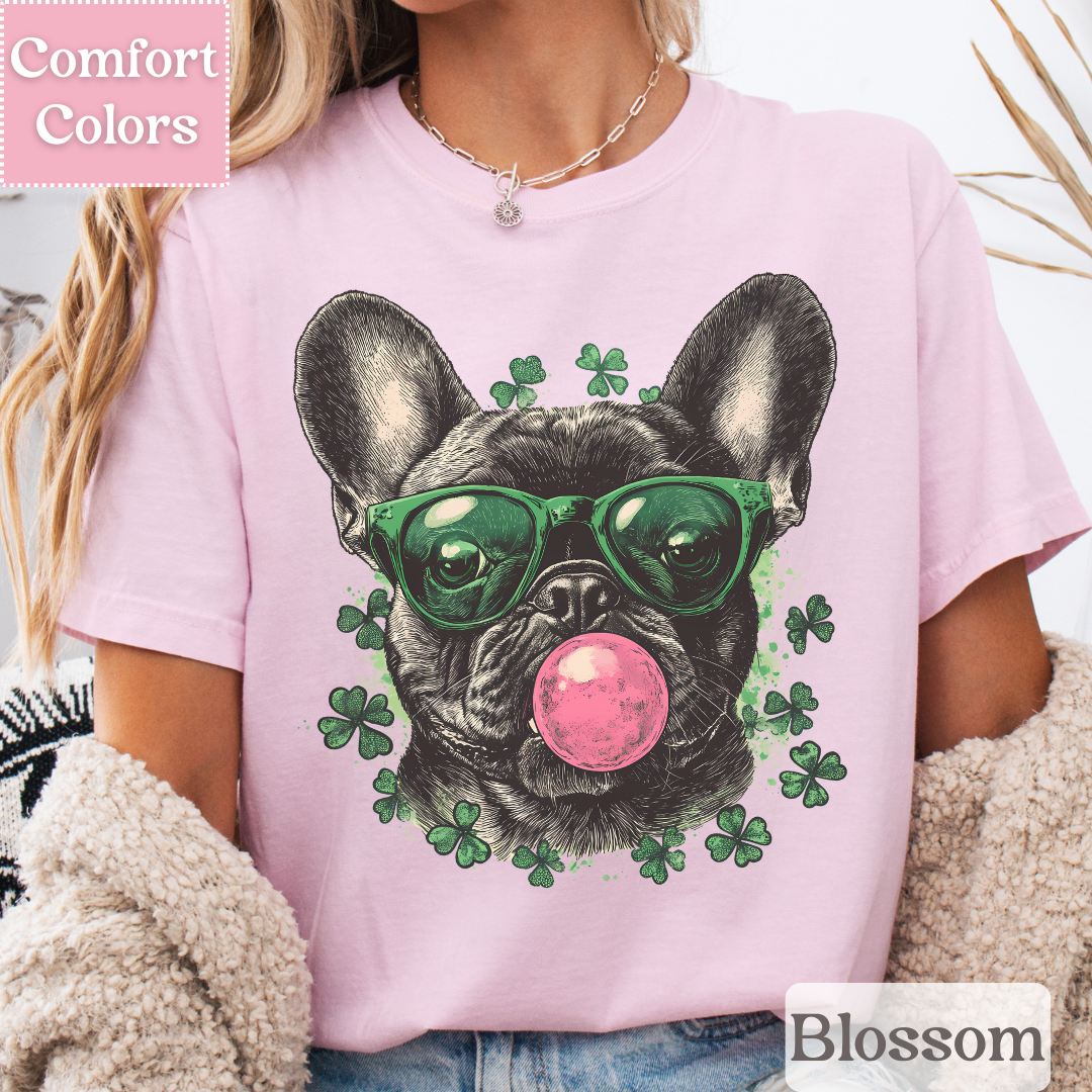 French Bulldog T-Shirt for St. Patrick&