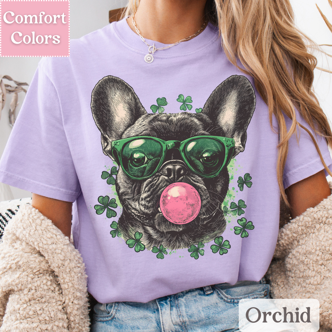 French Bulldog T-Shirt for St. Patrick&