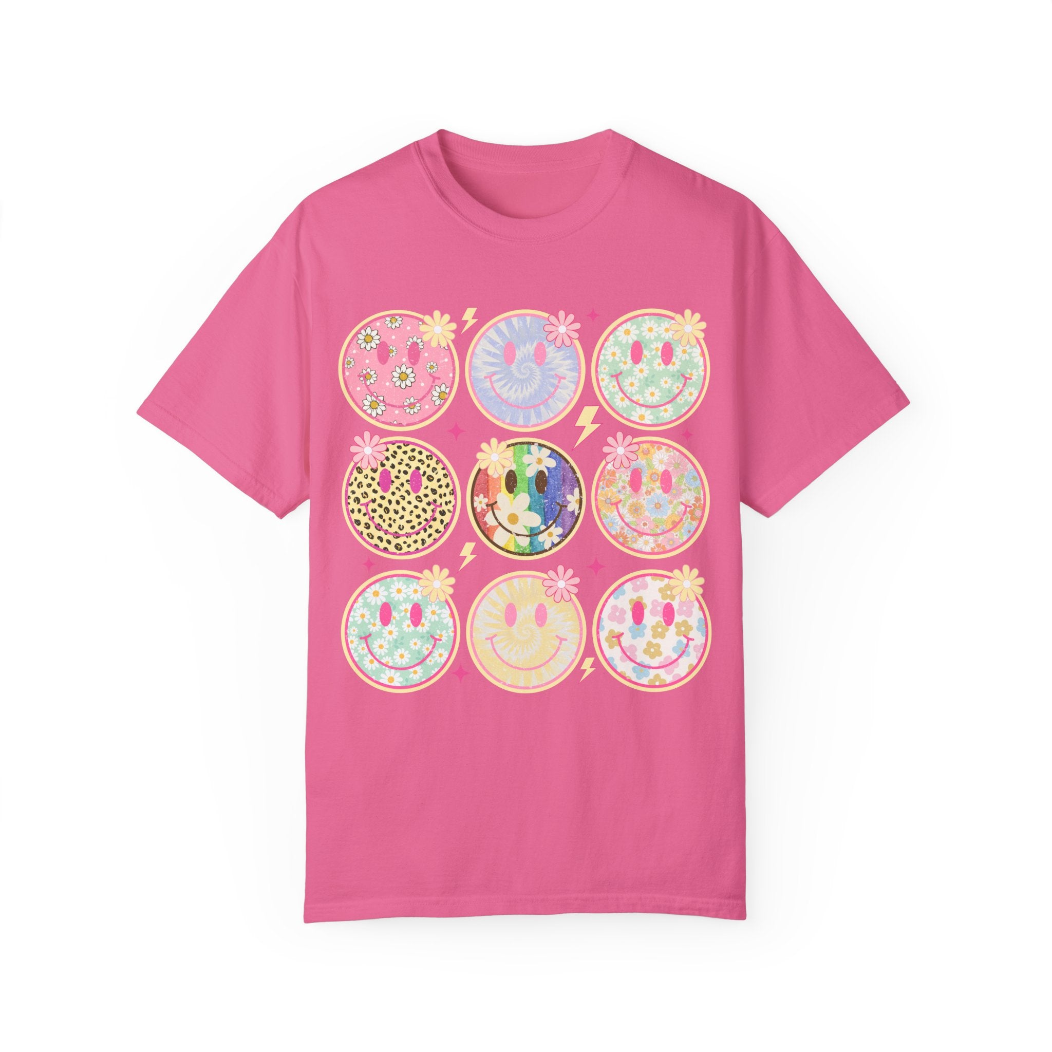 Smiley Face Tee, Happy Face T-Shirt, Positive Smile Top