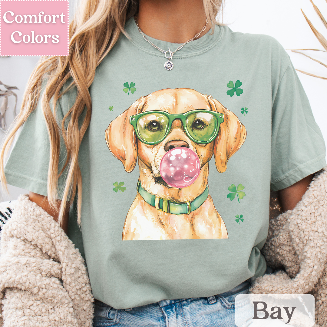 Yellow Lab T-Shirt for St. Patrick&