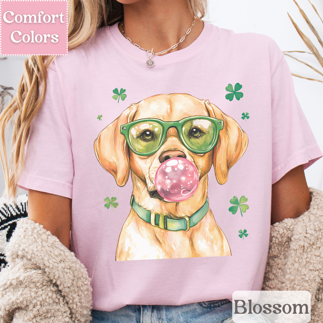 Yellow Lab T-Shirt for St. Patrick&