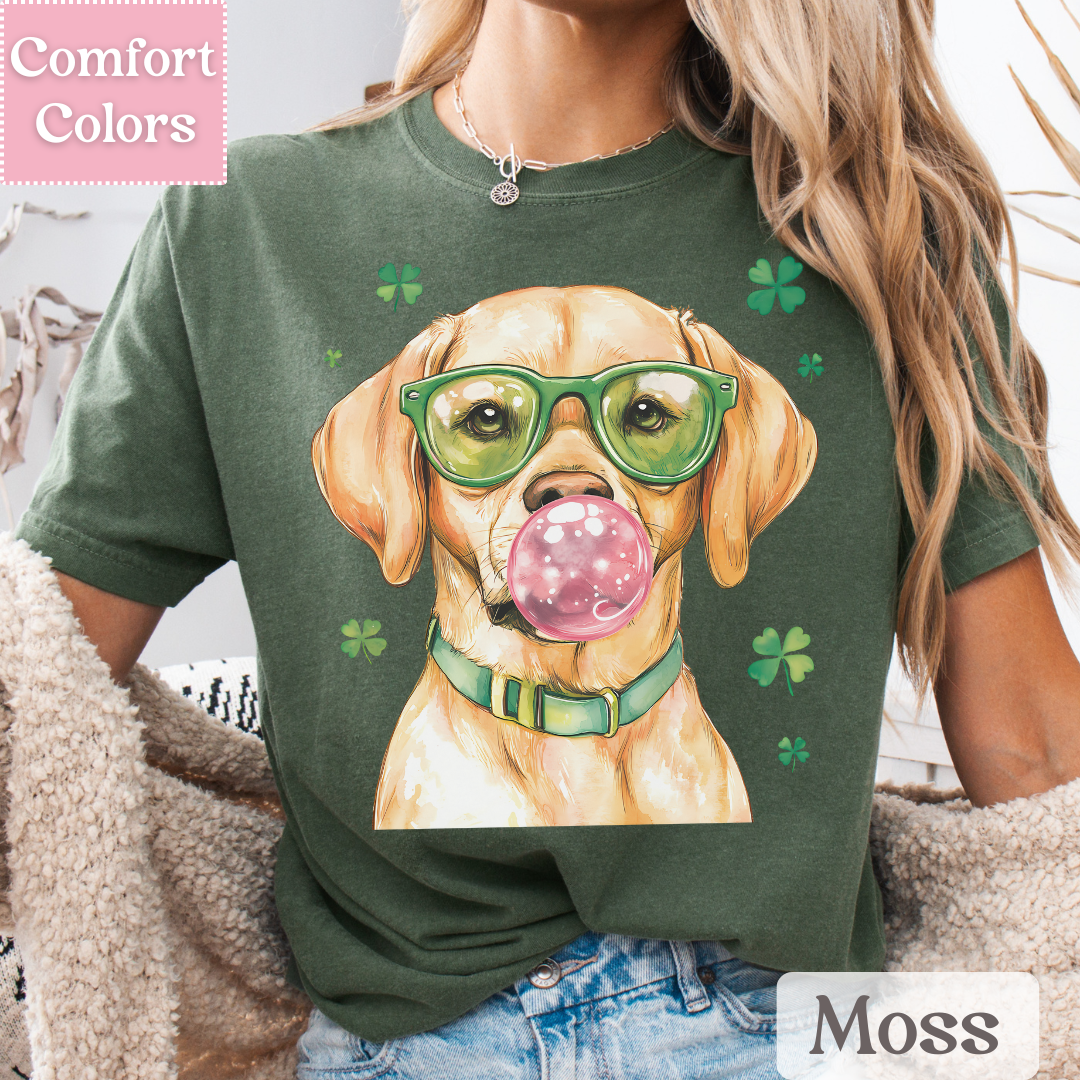 Yellow Lab T-Shirt for St. Patrick&