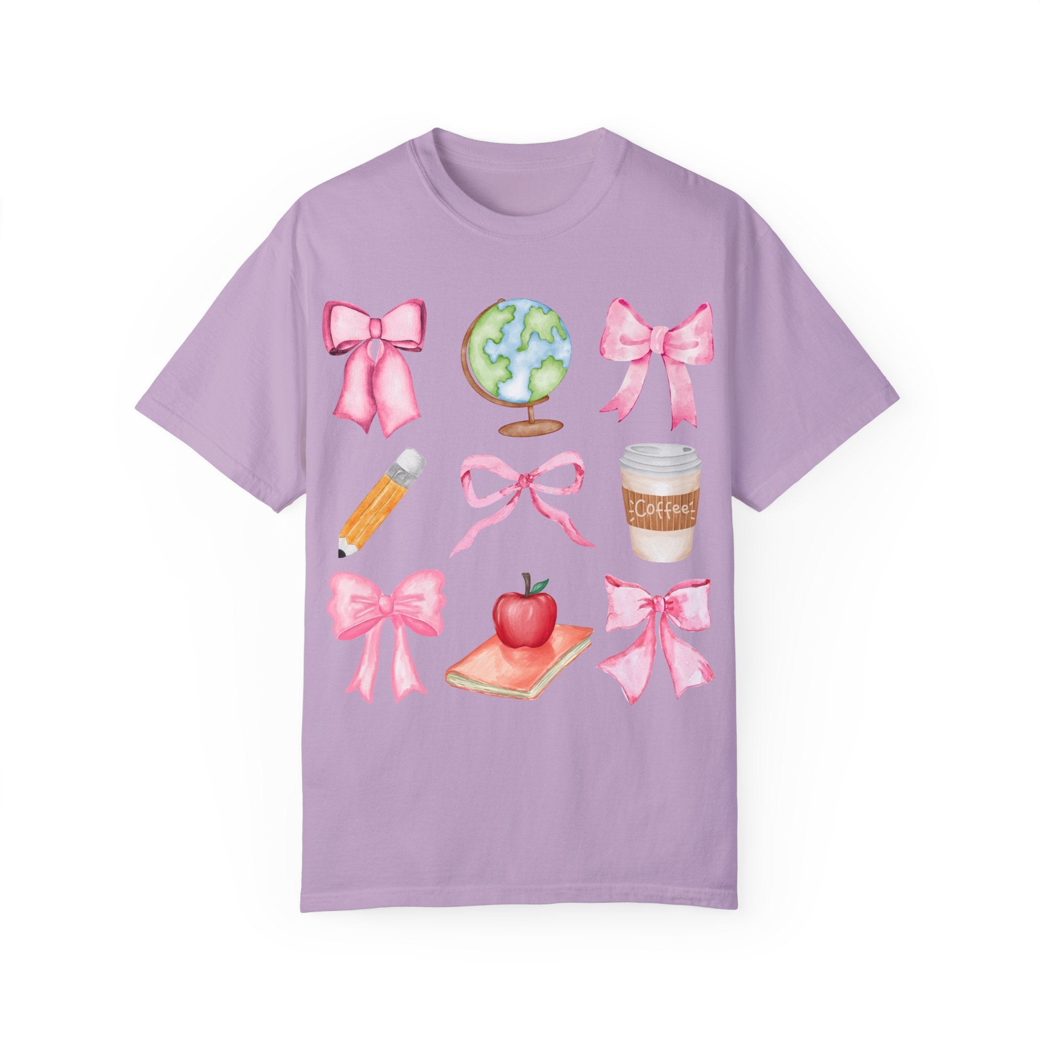 Coquette Bow T-Shirt for Teachers, Teacher Tee with Coquette Bows