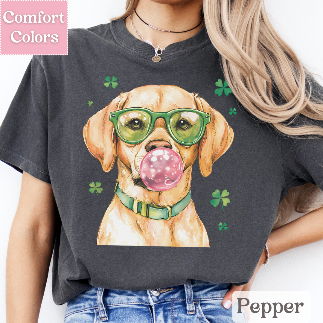 Yellow Lab T-Shirt for St. Patrick&