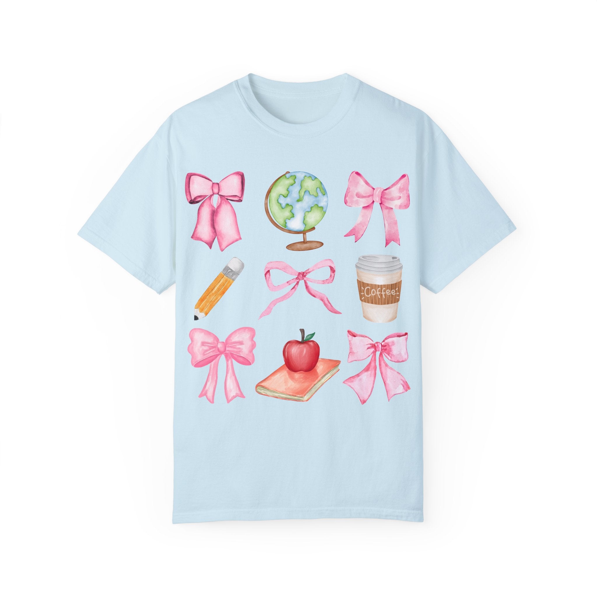 Coquette Bow T-Shirt for Teachers, Teacher Tee with Coquette Bows