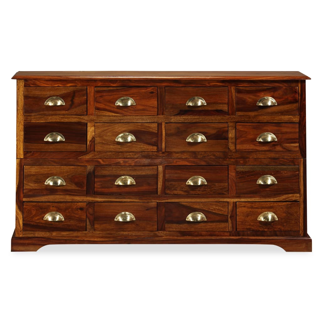 vidaXL Chest of Drawer 47.2"x11.8"x29.5" Solid Sheesham Wood-3