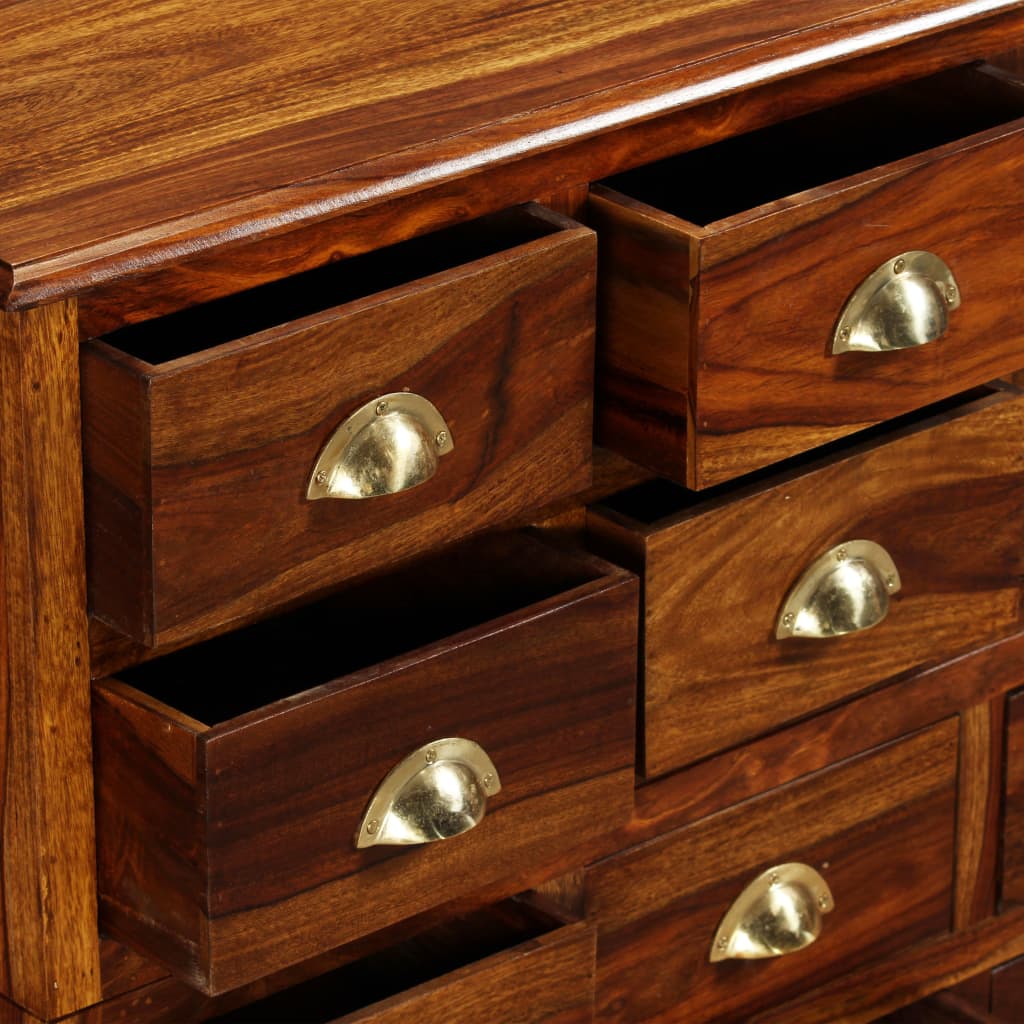 vidaXL Chest of Drawer 47.2"x11.8"x29.5" Solid Sheesham Wood-4