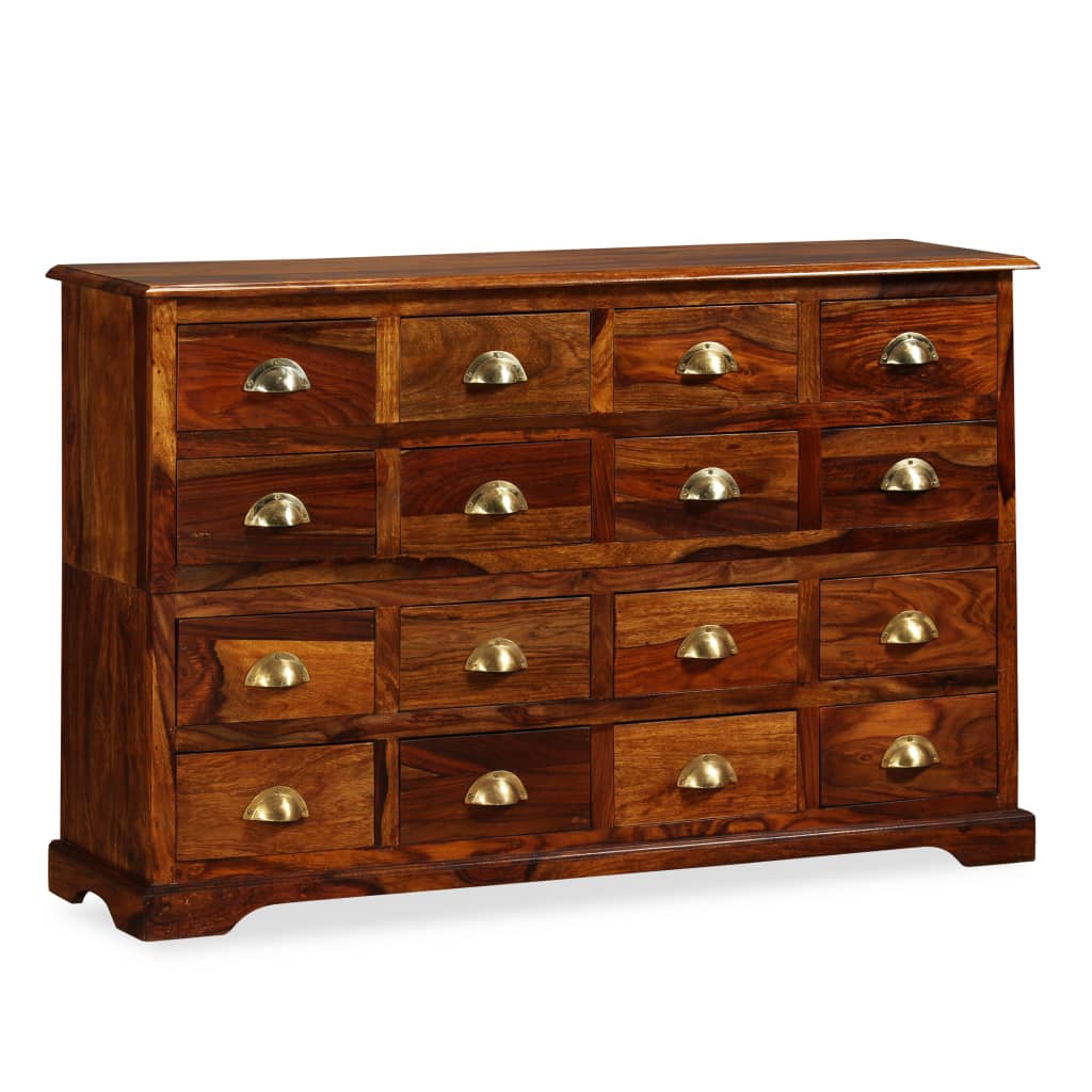vidaXL Chest of Drawer 47.2"x11.8"x29.5" Solid Sheesham Wood-8