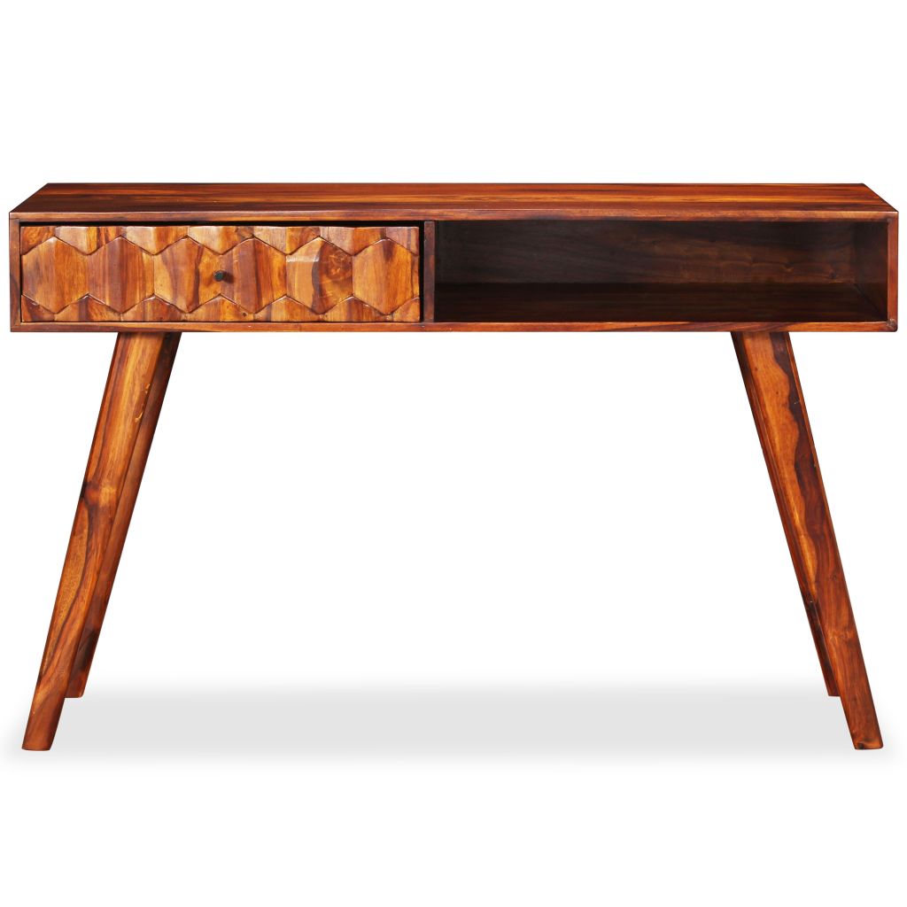 vidaXL Writing Table Solid Sheesham Wood 46.5"x19.7"x29.9"-2