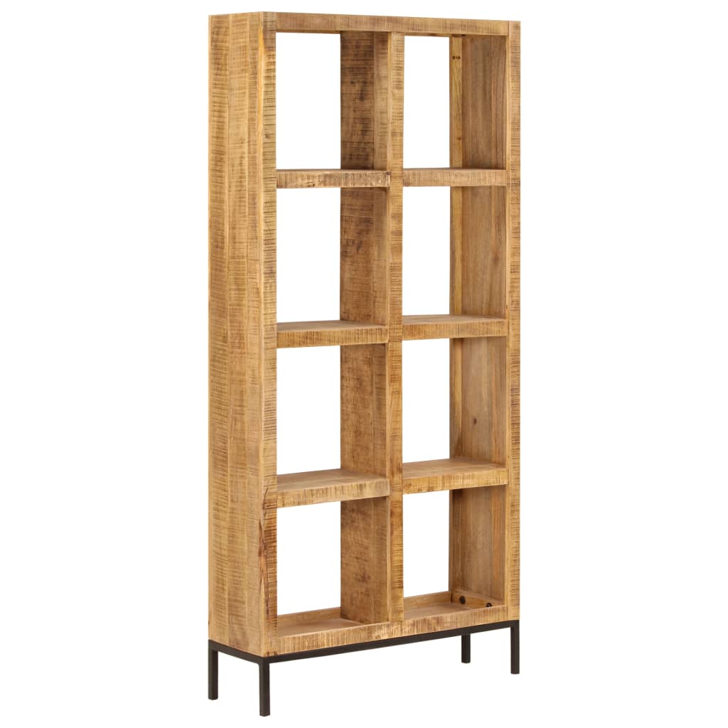 vidaXL Bookshelf 31.5"x9.8"x68.9" Solid Mango Wood-10