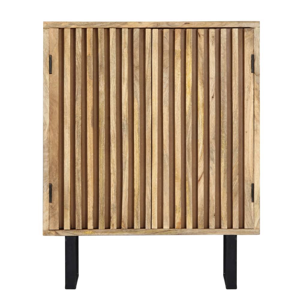 vidaXL Sideboard 23.6"x13.8"x29.5" Solid Mango Wood-1