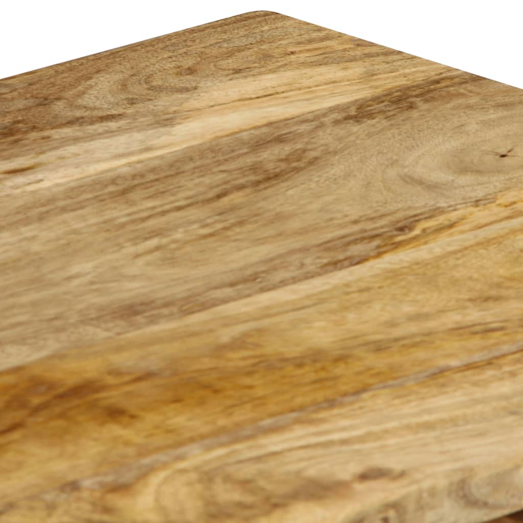vidaXL Sideboard 23.6"x13.8"x29.5" Solid Mango Wood-4