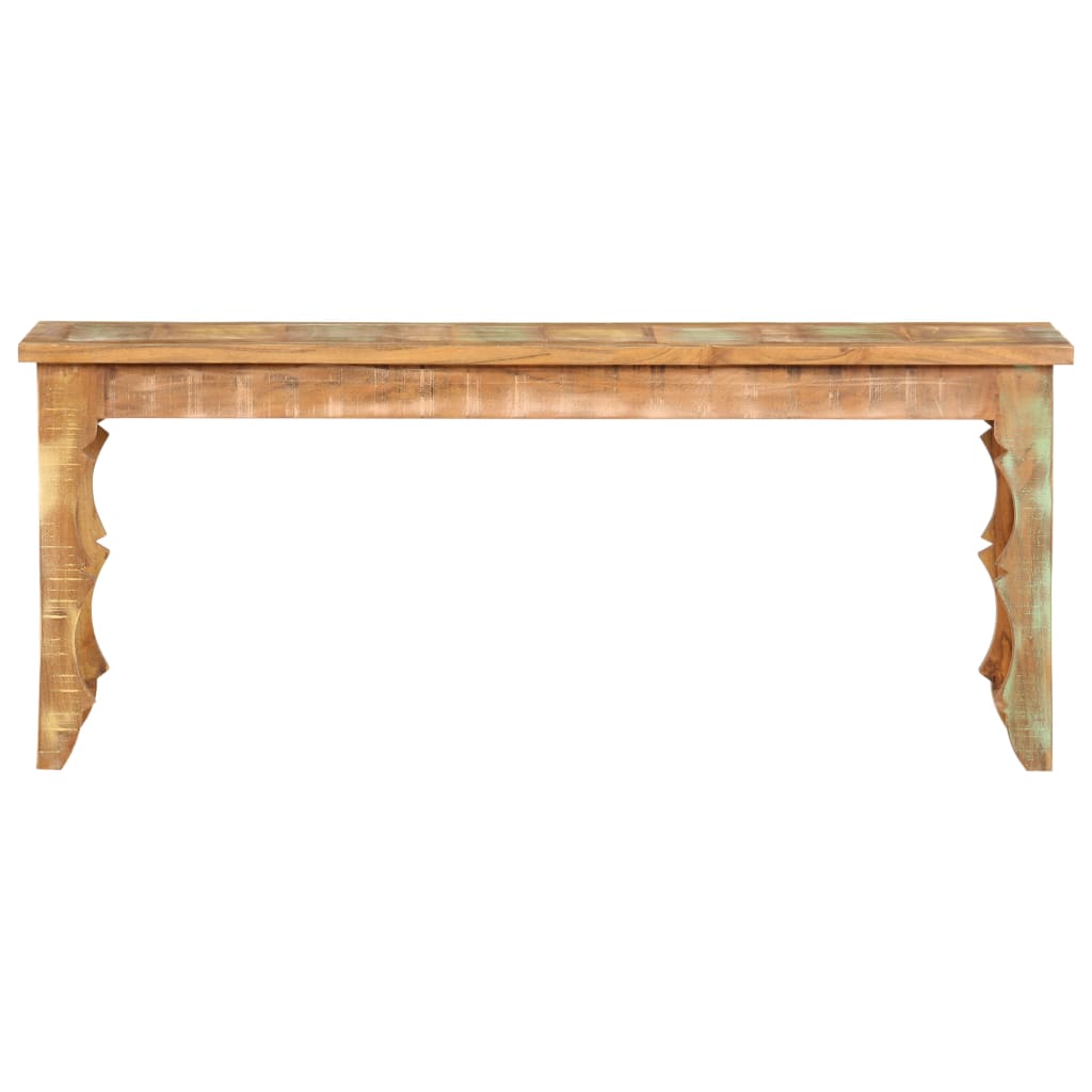 vidaXL Bench 43.3"x13.8"x17.7" Solid Reclaimed Wood-7