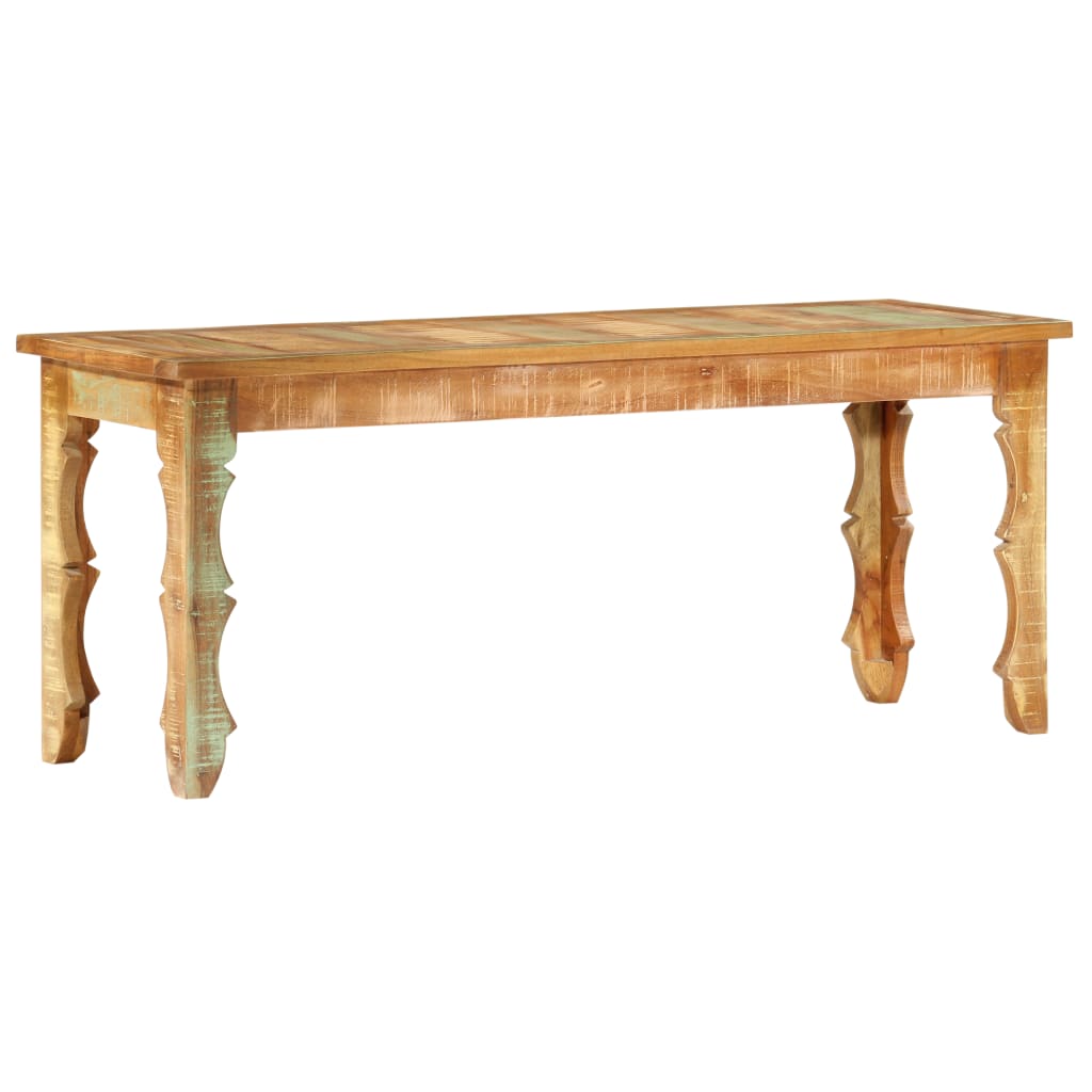vidaXL Bench 43.3"x13.8"x17.7" Solid Reclaimed Wood-5