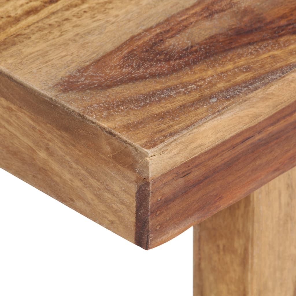 vidaXL Coffee Table 39.4"x19.7"x13.8" Solid Sheesham Wood-2