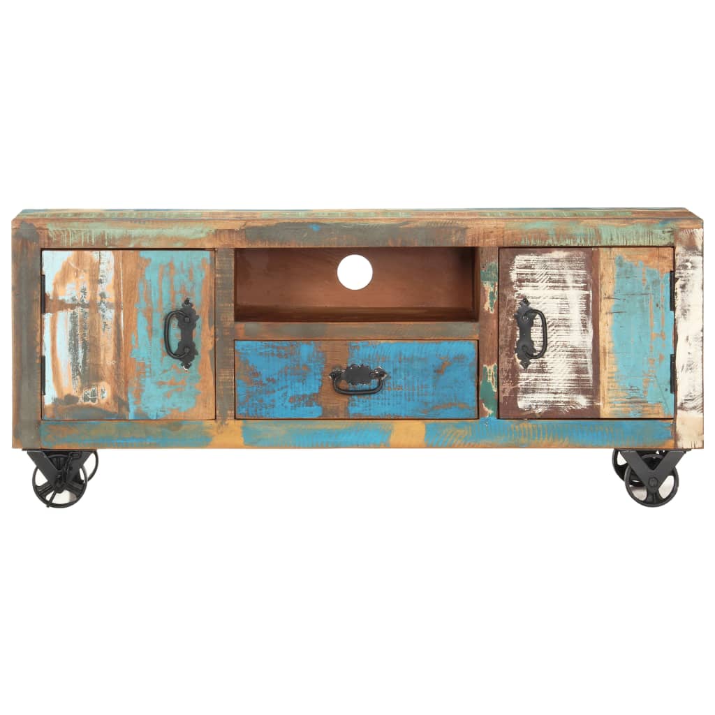 vidaXL TV Stand 47.2"x11.8"x19.7" Solid Reclaimed Wood-1