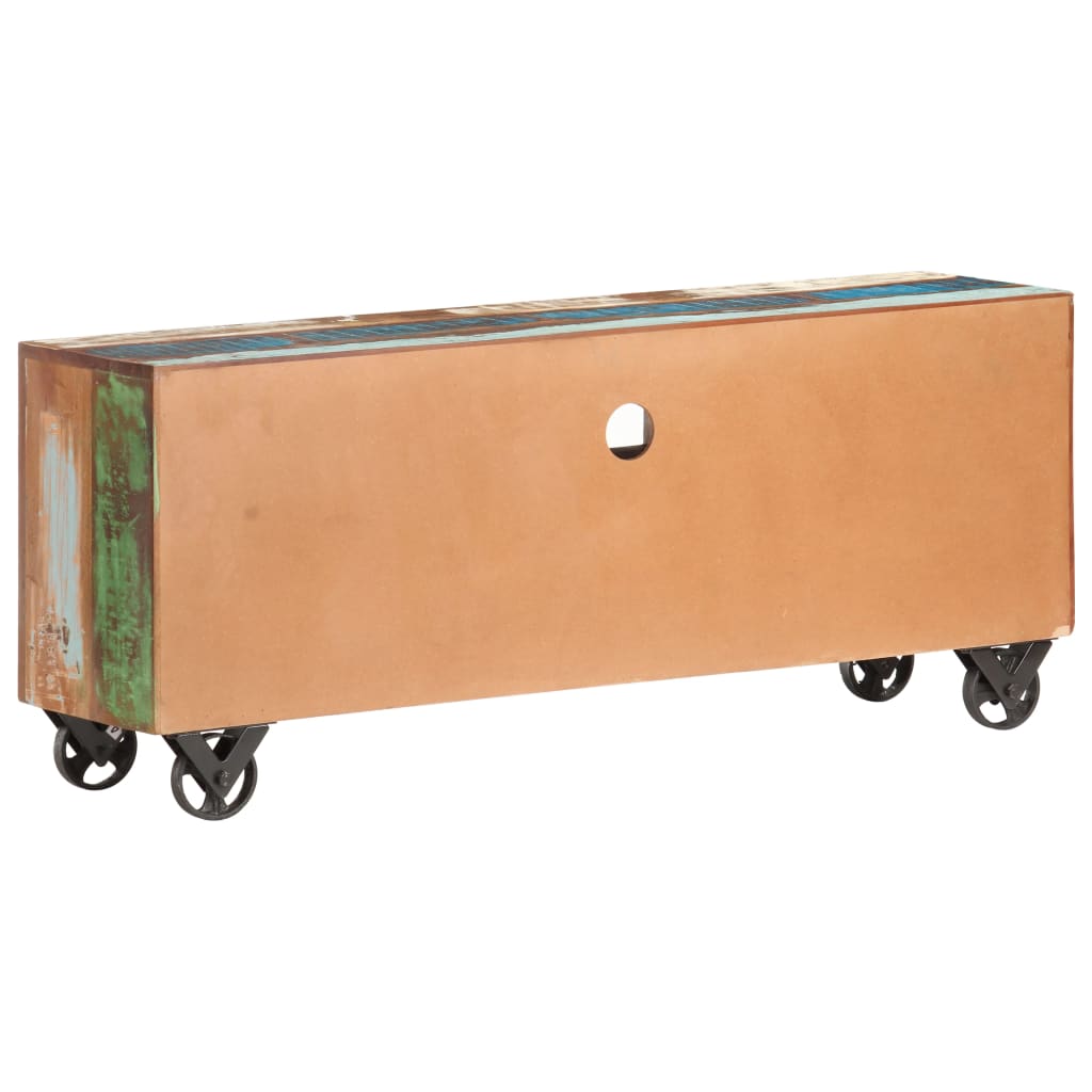 vidaXL TV Stand 47.2"x11.8"x19.7" Solid Reclaimed Wood-2