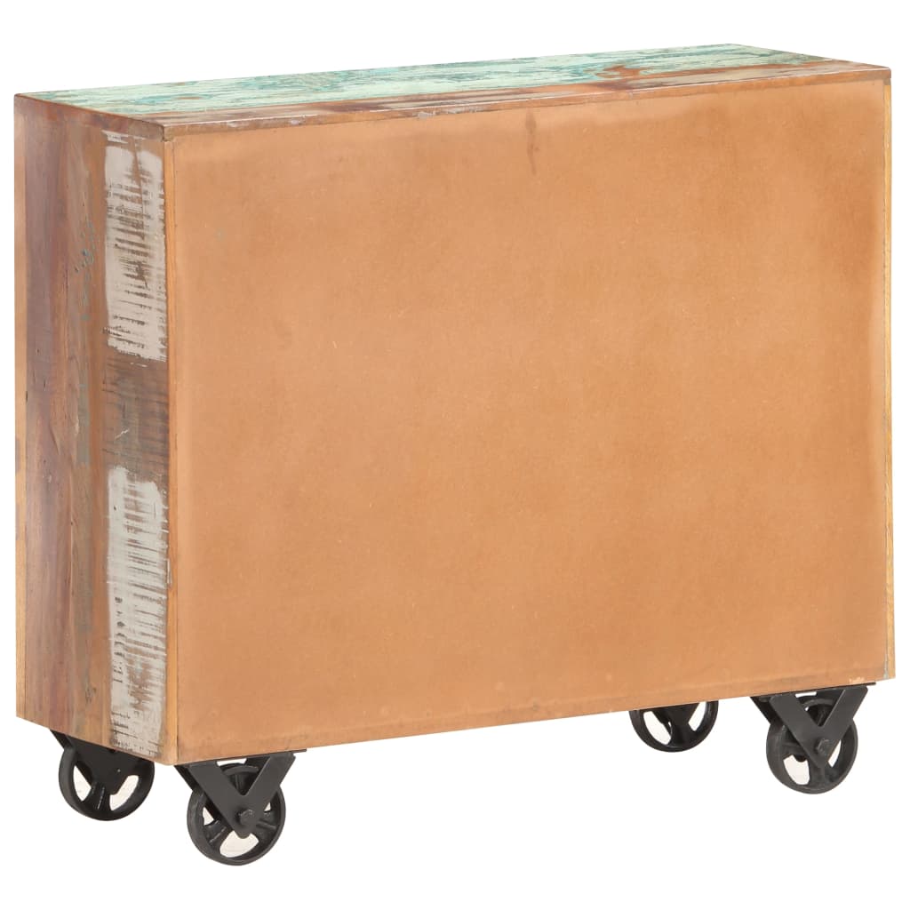 vidaXL Sideboard 31.5"x11.8"x27.6" Solid Reclaimed Wood-2