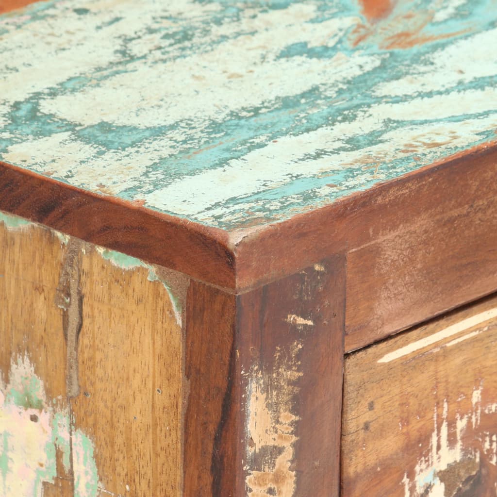 vidaXL Sideboard 31.5"x11.8"x27.6" Solid Reclaimed Wood-3