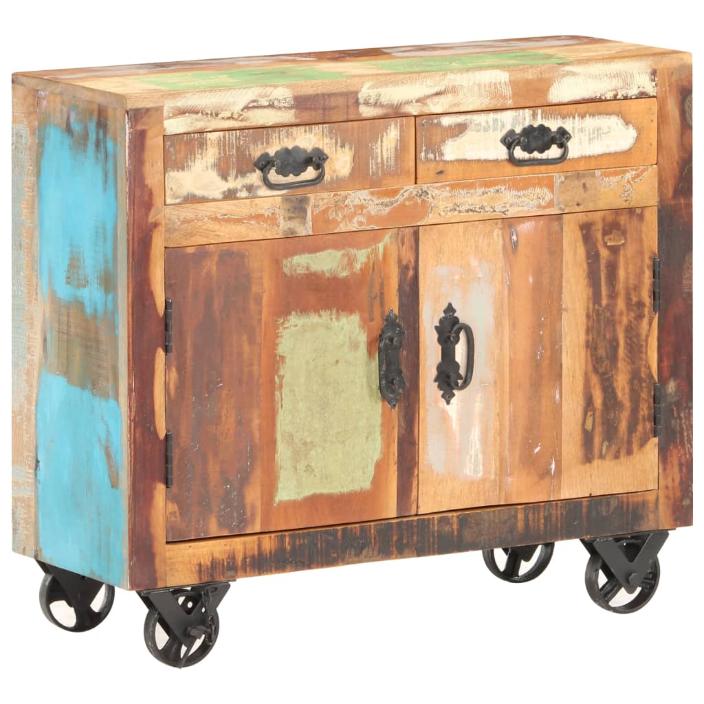 vidaXL Sideboard 31.5"x11.8"x27.6" Solid Reclaimed Wood-6