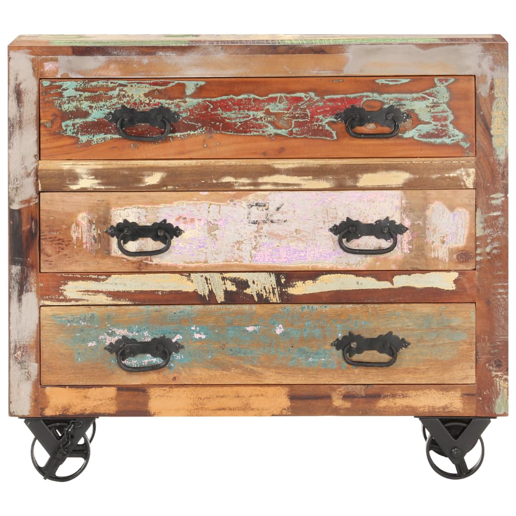 vidaXL Sideboard 31.5"x11.8"x27.6" Solid Reclaimed Wood-1