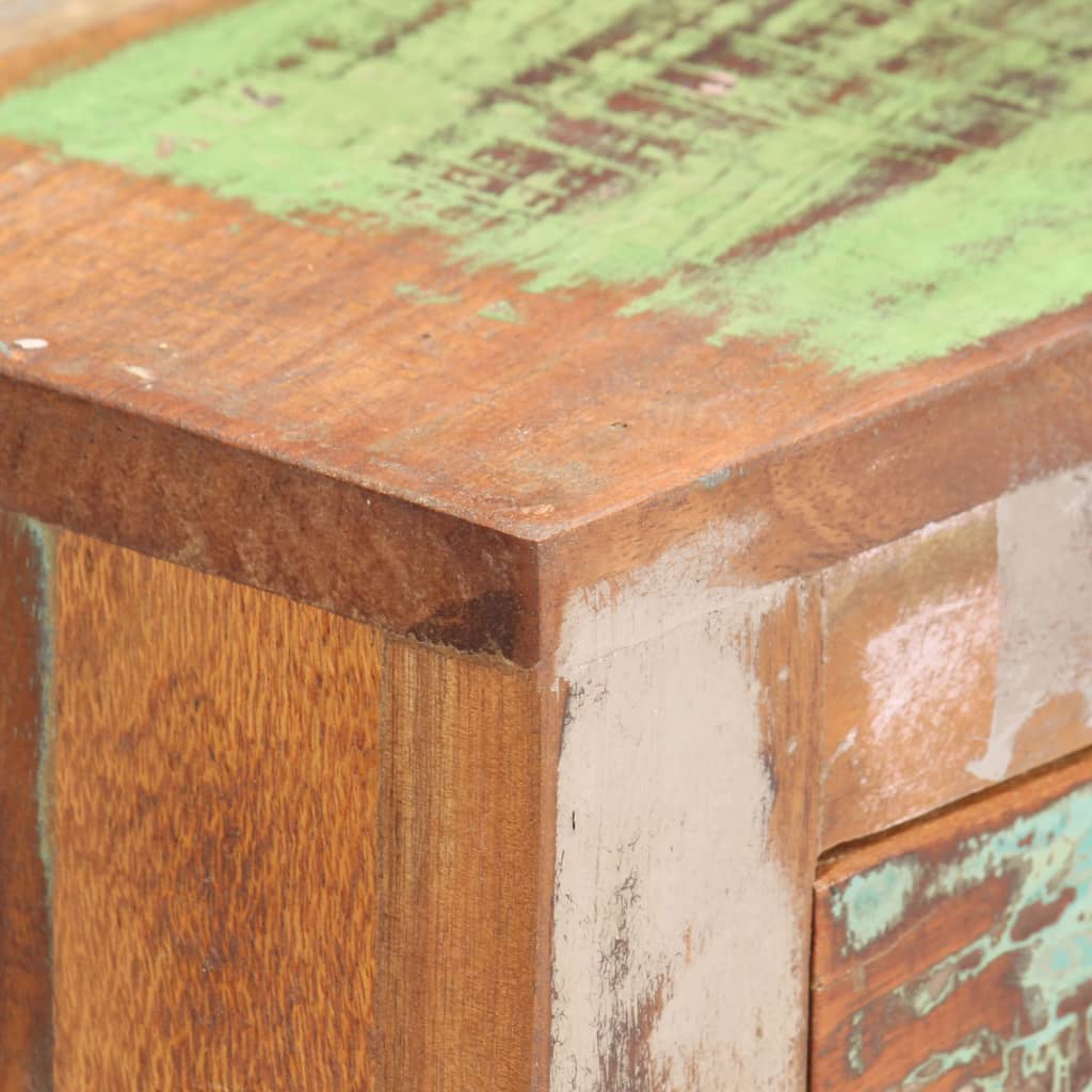 vidaXL Sideboard 31.5"x11.8"x27.6" Solid Reclaimed Wood-3