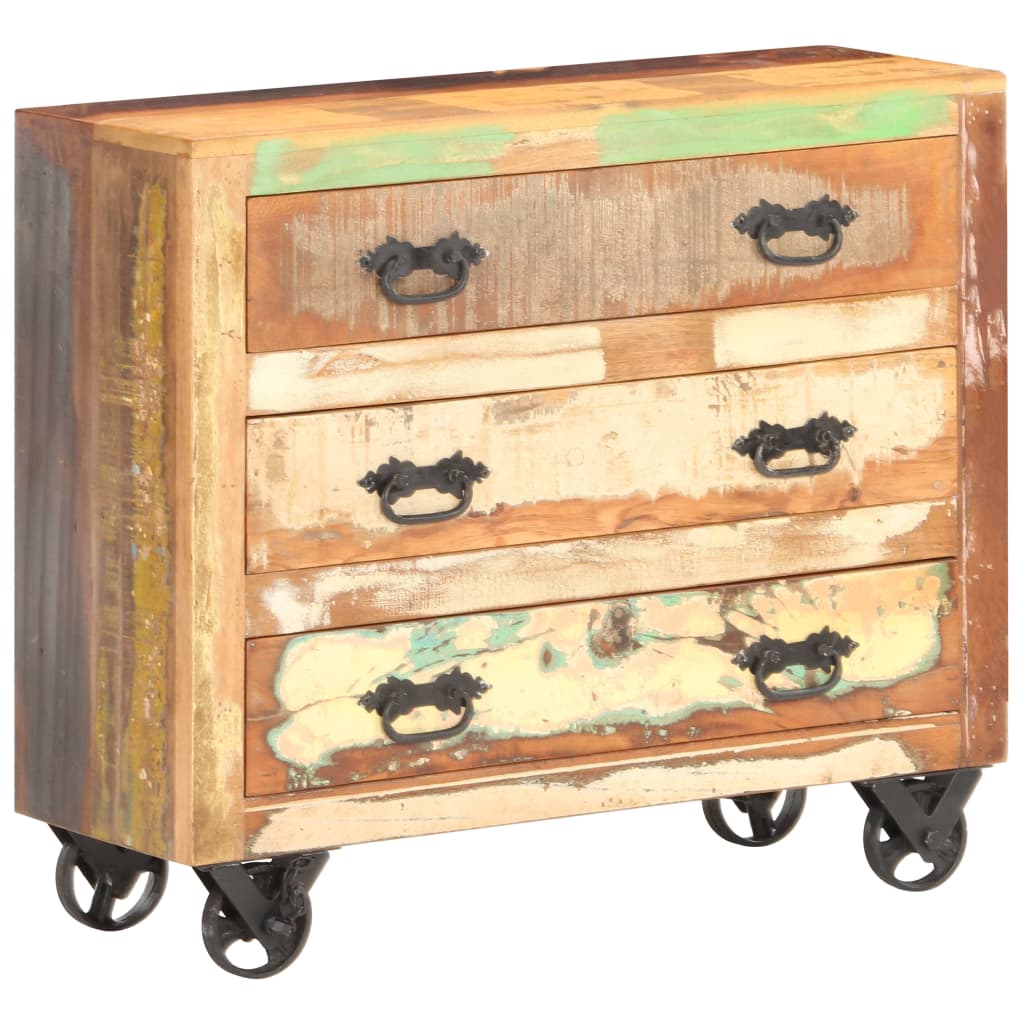 vidaXL Sideboard 31.5"x11.8"x27.6" Solid Reclaimed Wood-6