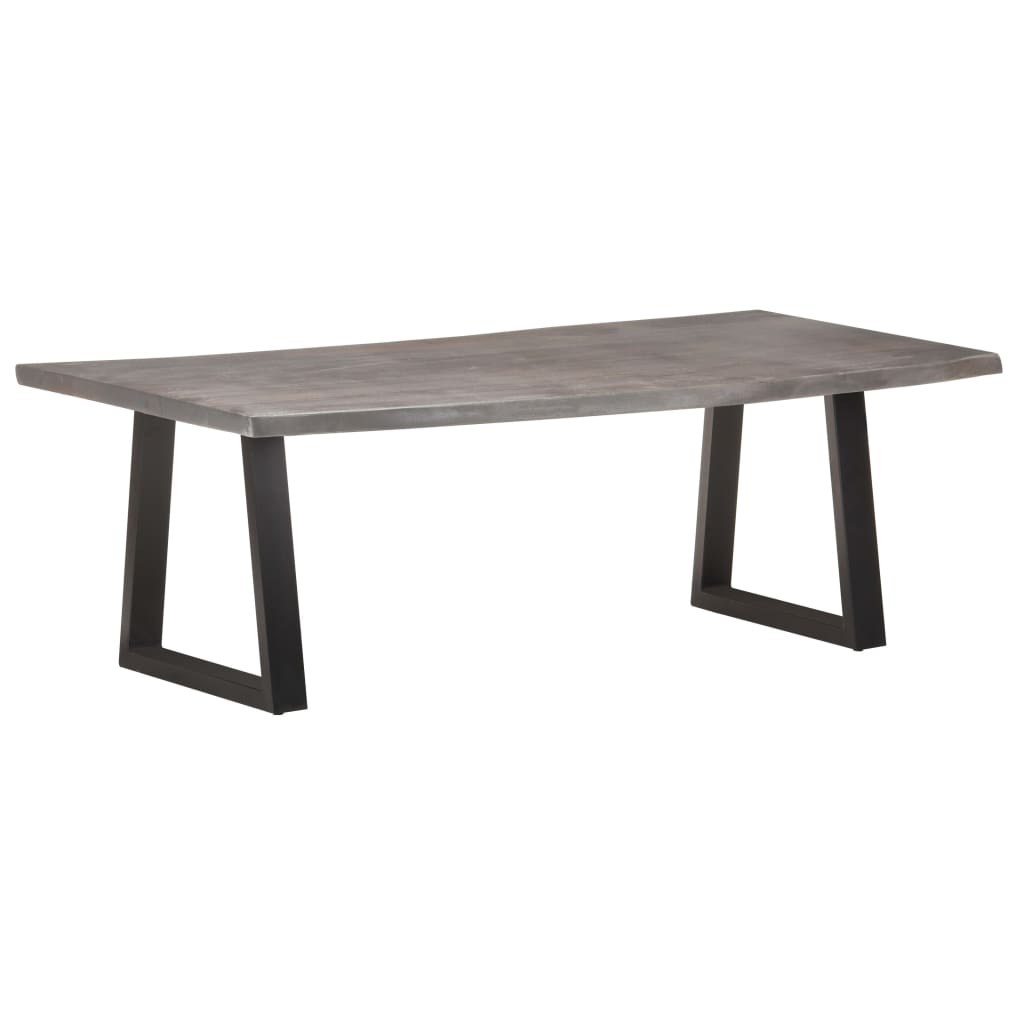 vidaXL Coffee Table with Live Edges Living Room Furniture Solid Wood Acacia-3