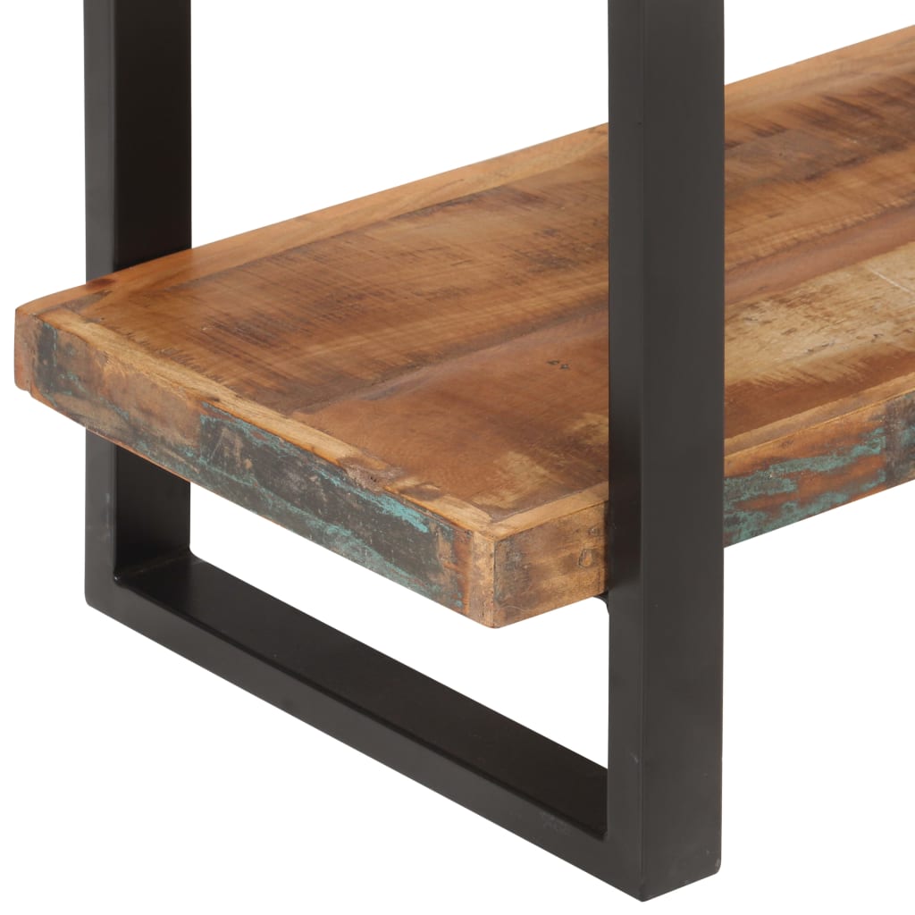 vidaXL 4-Tier Bookcase 63"x15.7"x70.9" Solid Reclaimed Wood-2