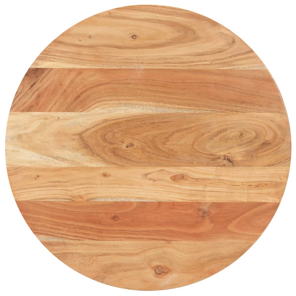 vidaXL Bistro Table Ø23.6"x29.9" Solid Acacia Wood-2