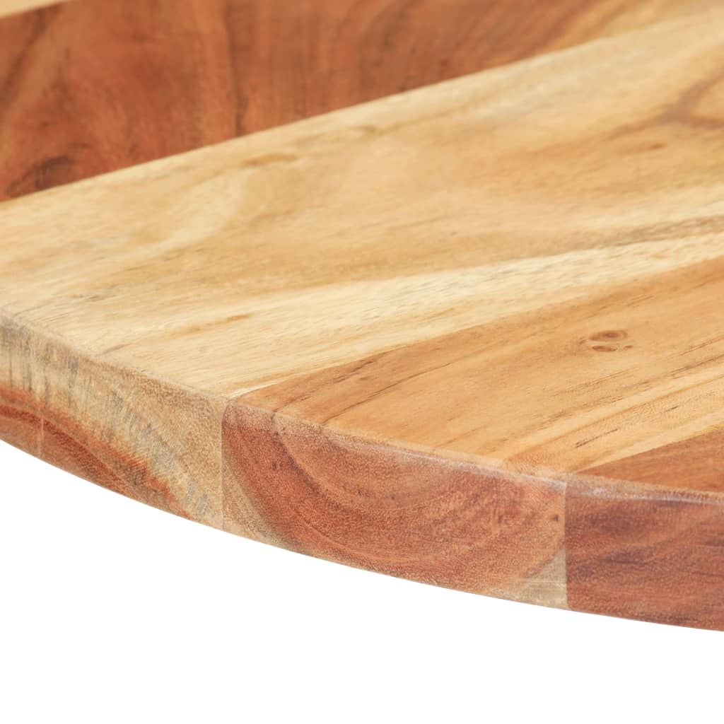 vidaXL Bistro Table Ø23.6"x29.9" Solid Acacia Wood-3