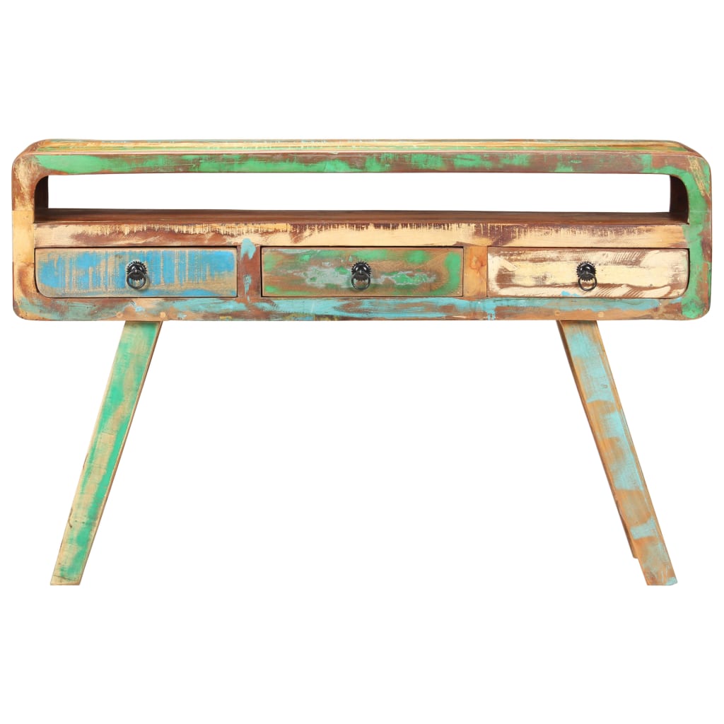 vidaXL Sideboard 47.2"x11.8"x29.5" Solid Reclaimed Wood-1