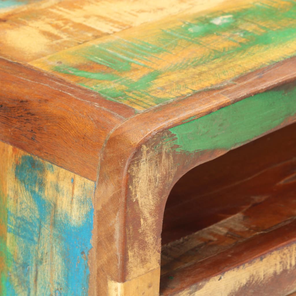 vidaXL Sideboard 47.2"x11.8"x29.5" Solid Reclaimed Wood-4