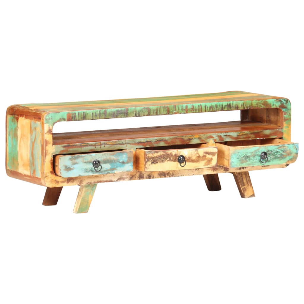 vidaXL TV Stand 46.1"x11.8"x16.1" Solid Reclaimed Wood-1