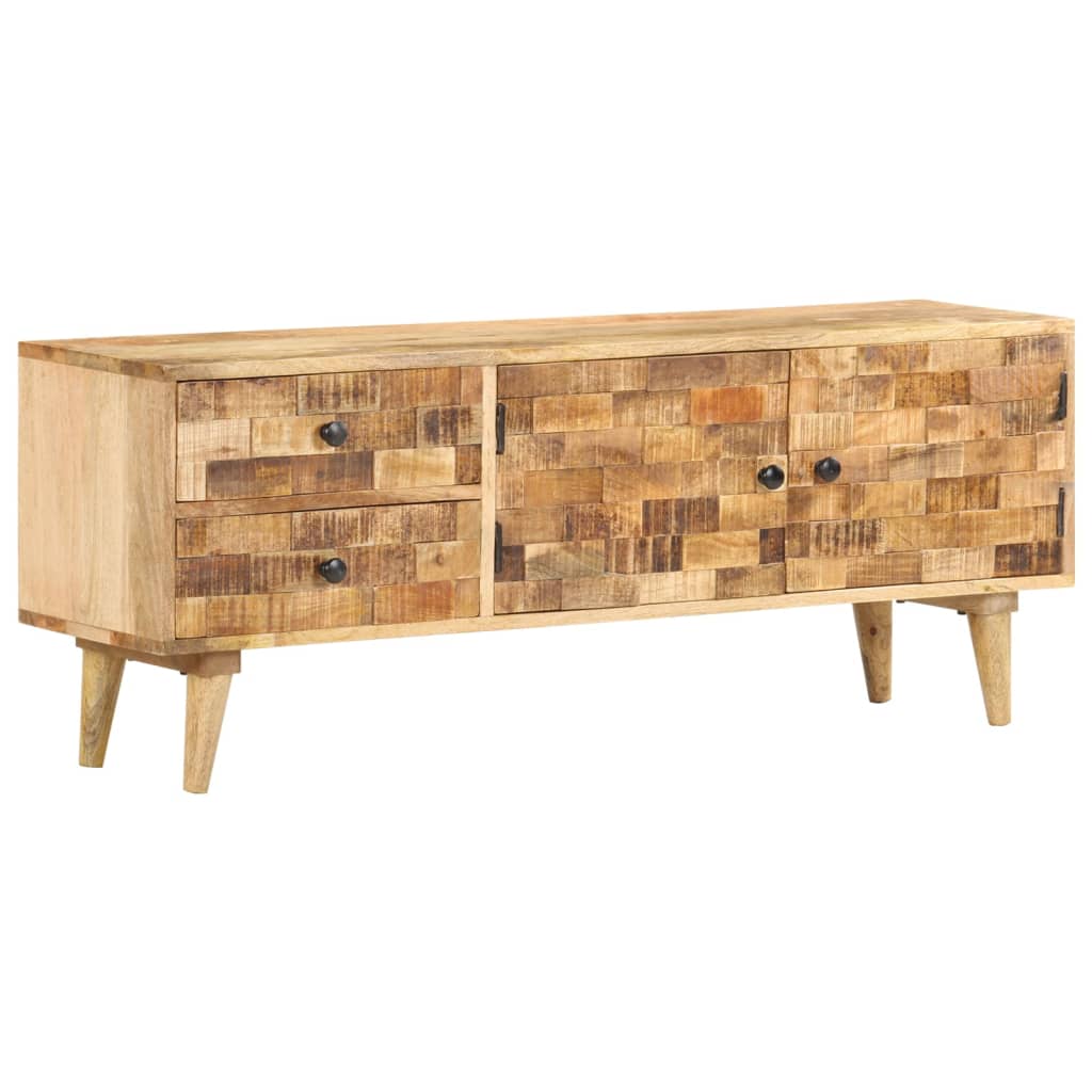 vidaXL TV Stand 47.2"x11.8"x17.7" Solid Wood Mango-1
