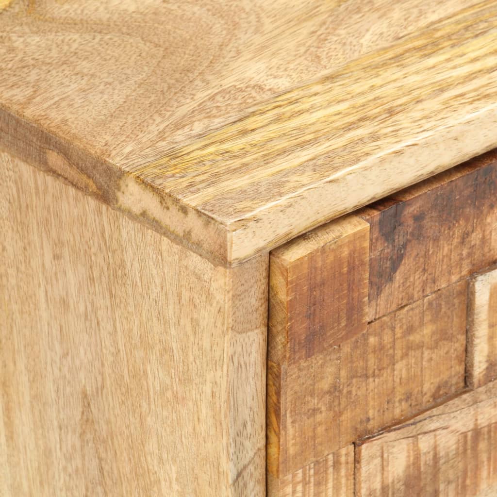 vidaXL TV Stand 47.2"x11.8"x17.7" Solid Wood Mango-2