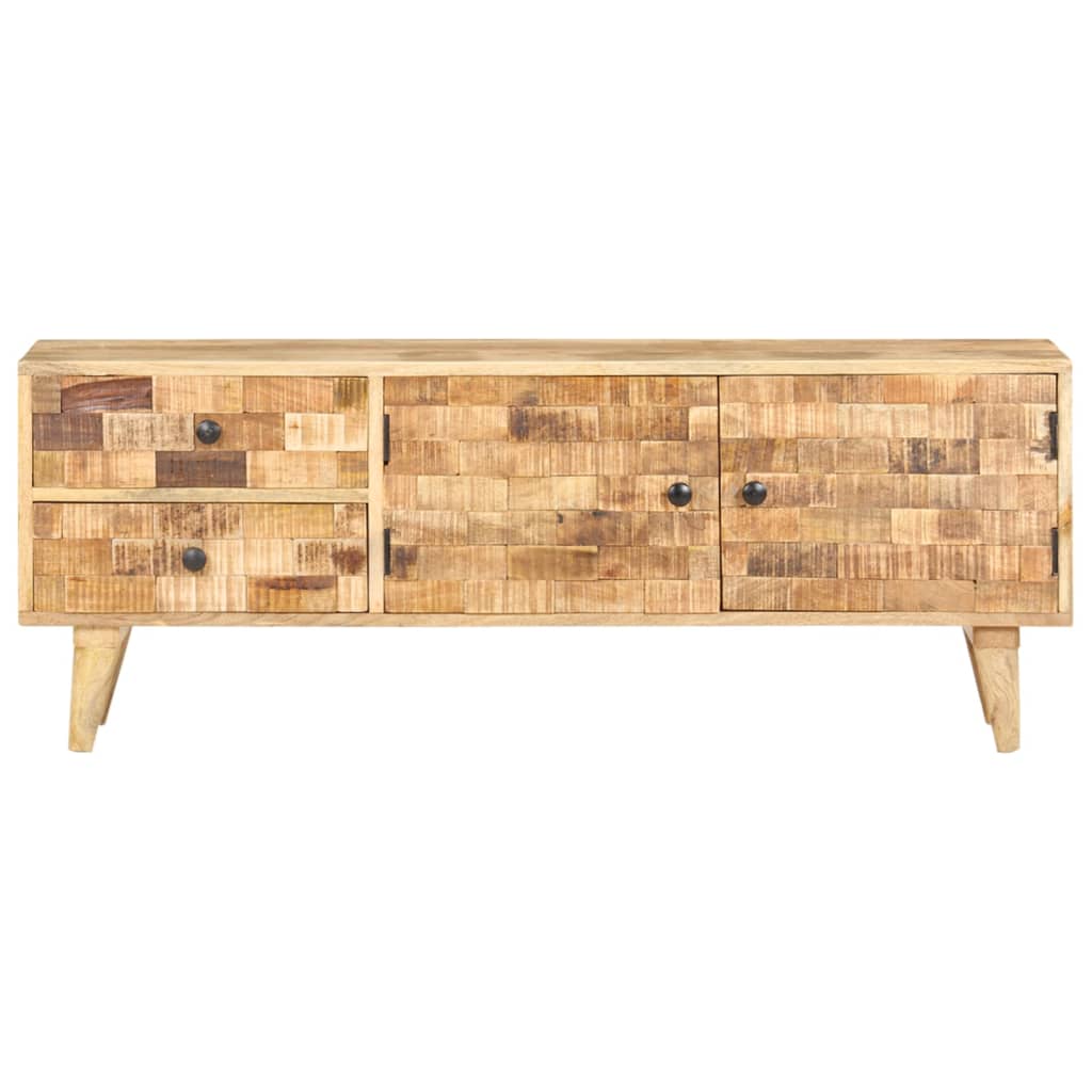 vidaXL TV Stand 47.2"x11.8"x17.7" Solid Wood Mango-4