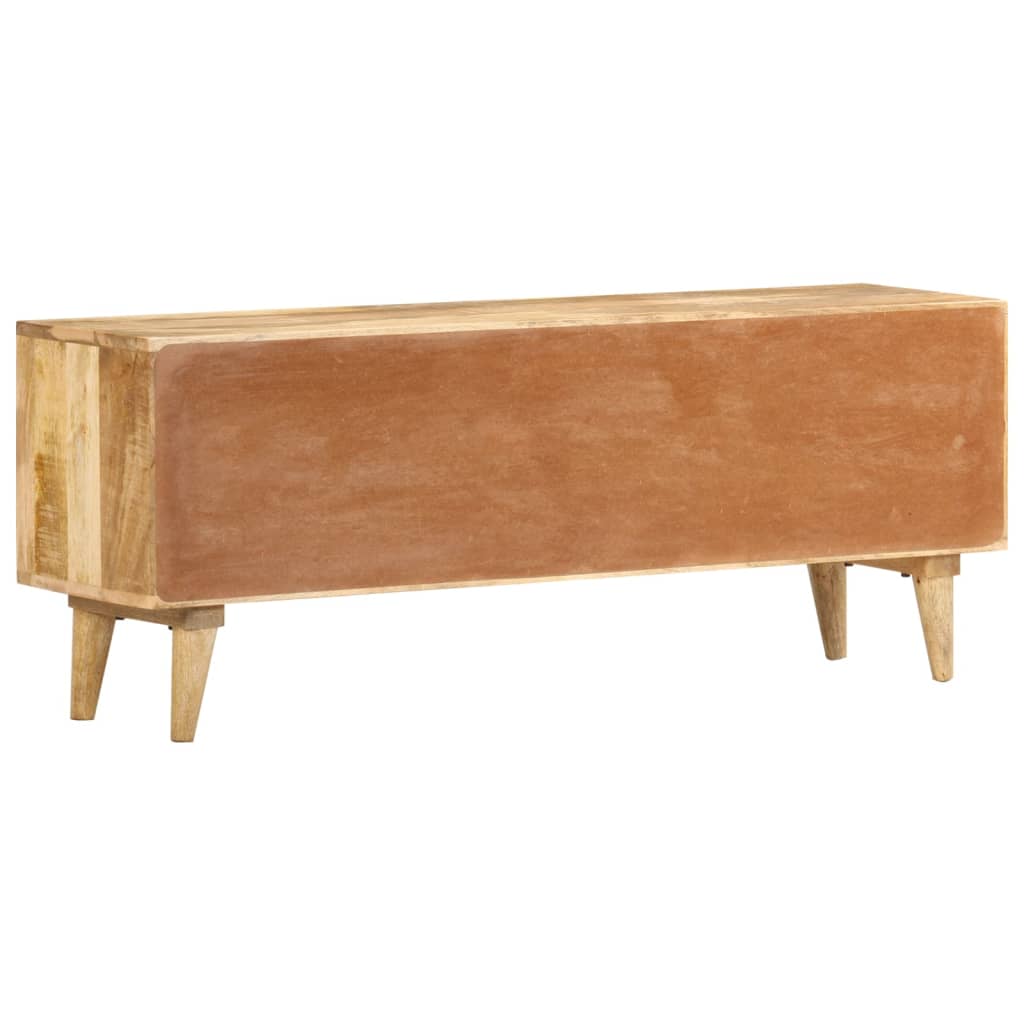 vidaXL TV Stand 47.2"x11.8"x17.7" Solid Wood Mango-6