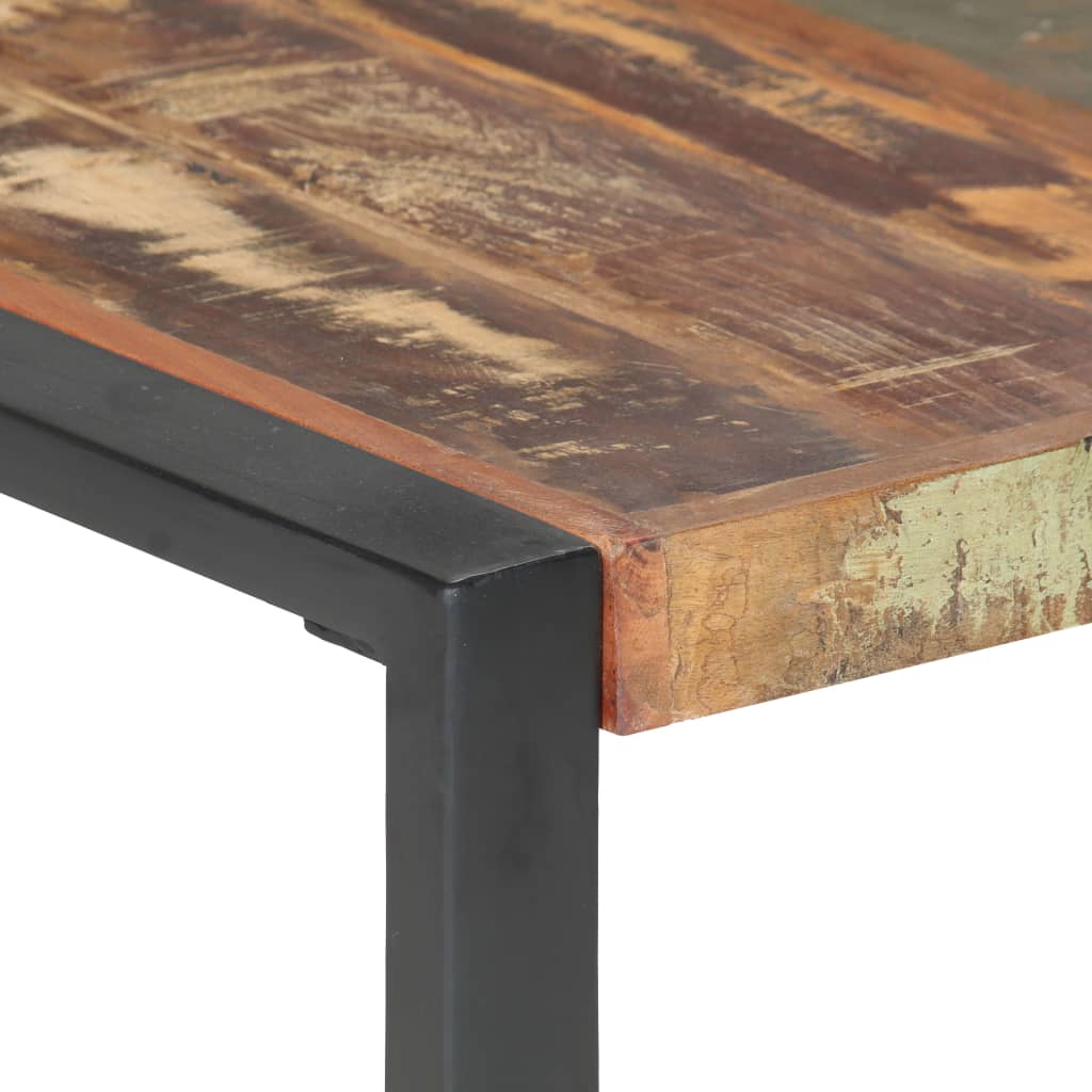 vidaXL Coffee Table 55.1"x55.1"x15.7" Solid Reclaimed Wood-2