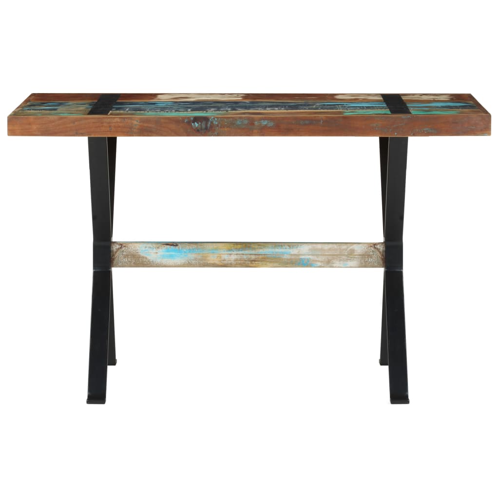 vidaXL Dining Table 47.2"x23.6"x29.9" Solid Reclaimed Wood-0