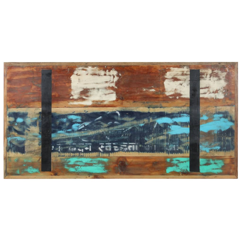 vidaXL Dining Table 47.2"x23.6"x29.9" Solid Reclaimed Wood-2