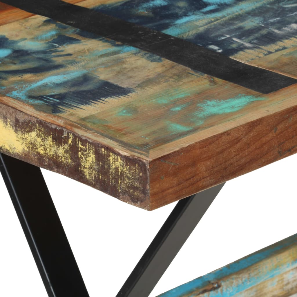 vidaXL Dining Table 47.2"x23.6"x29.9" Solid Reclaimed Wood-3
