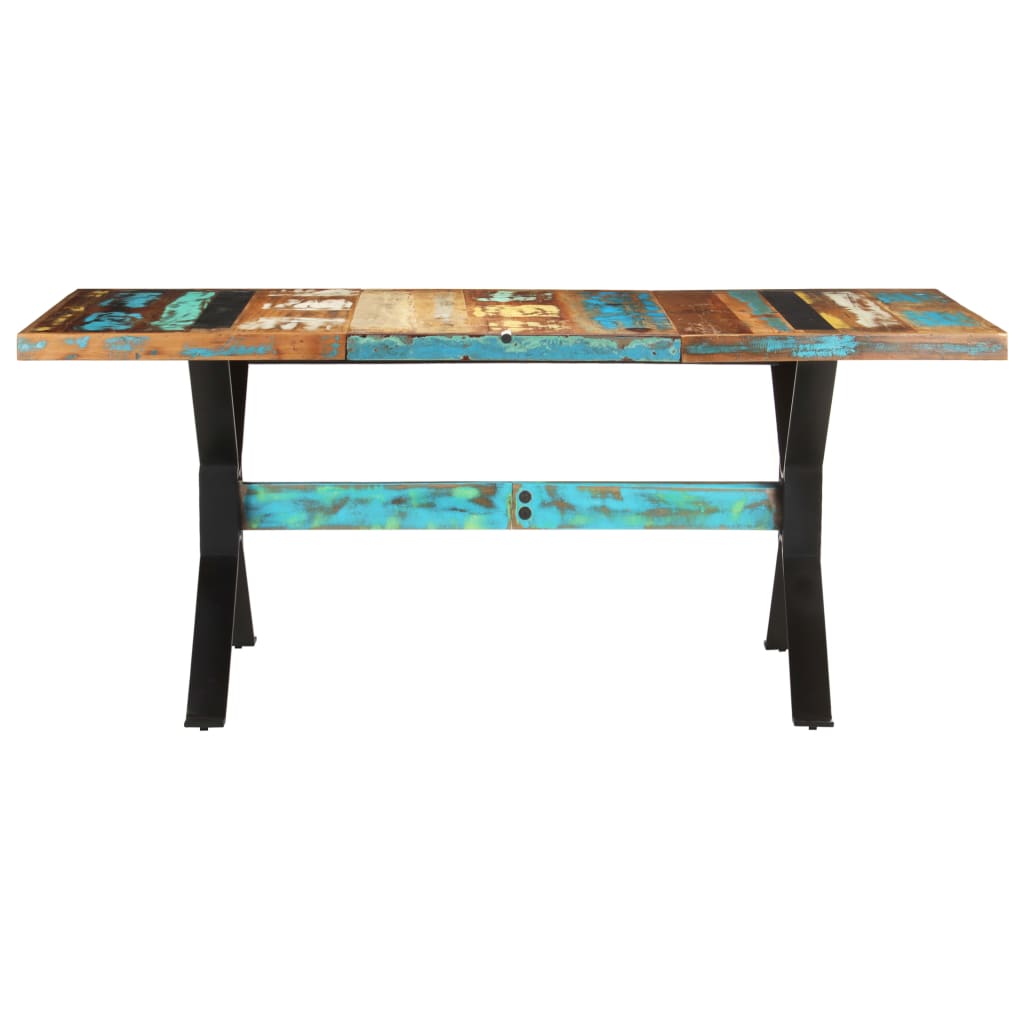 vidaXL Dining Table 70.9"x35.4"x29.9" Solid Reclaimed Wood-0