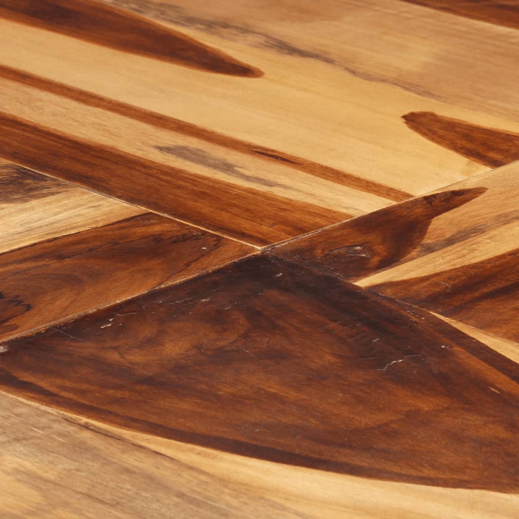 vidaXL Dining Table 63"x35.4"x29.5" Solid Acacia Wood with Sheesham Finish-2